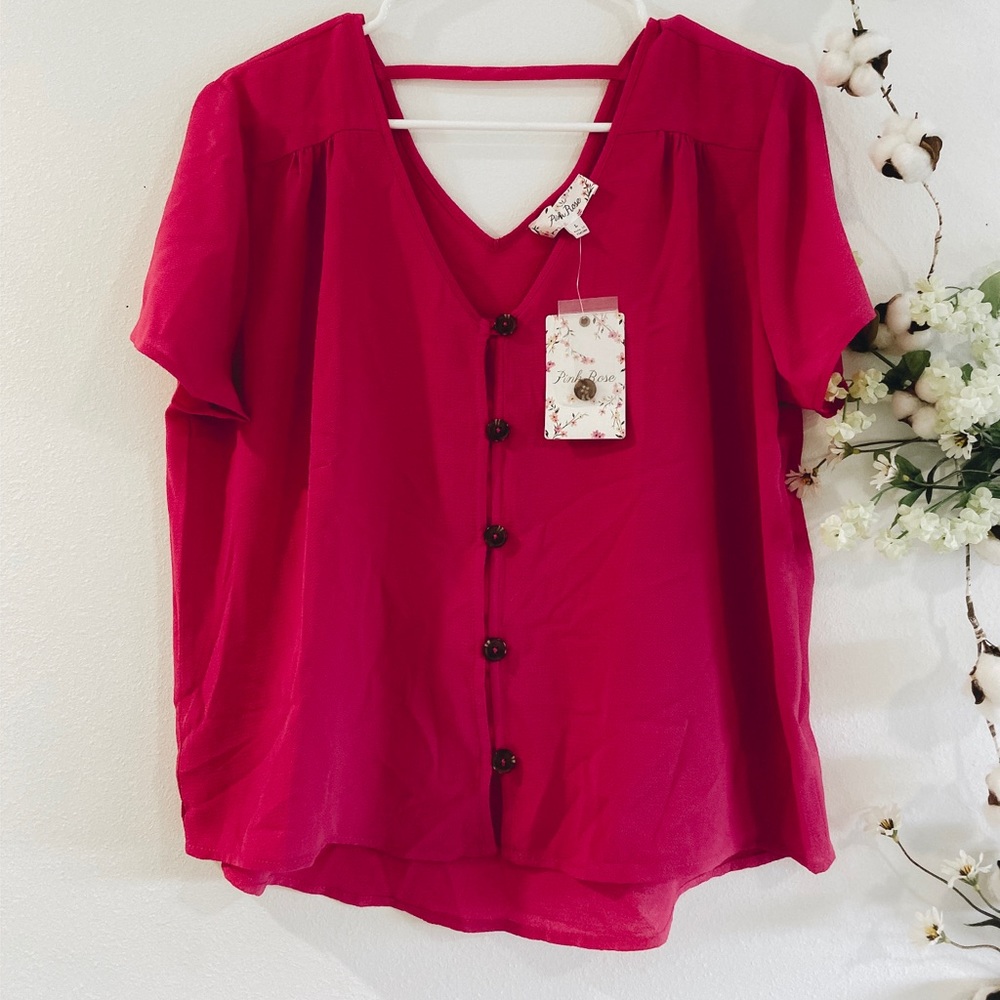 🌟NWT🌟 Pink Flowy Top
